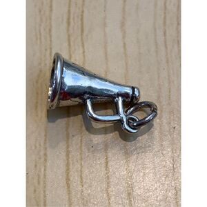 Megaphone Sterling Silver Jewelry Charm #cheering #sports